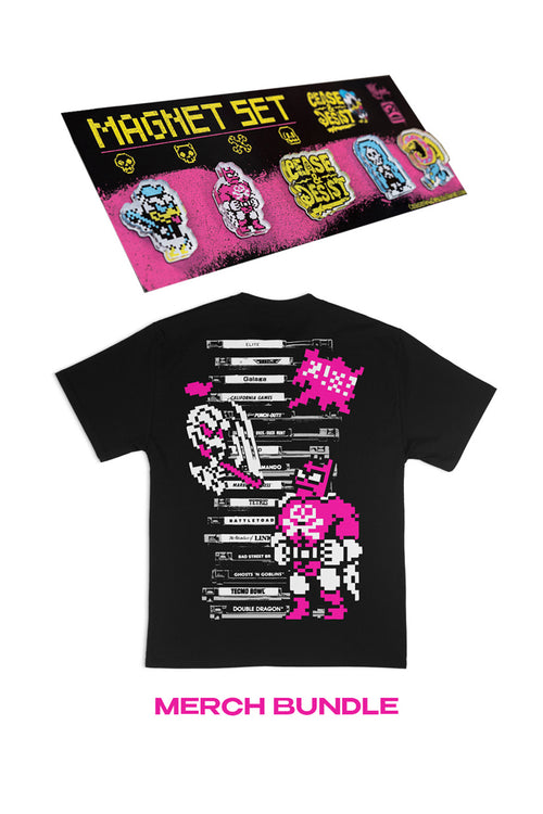 Merch Bundle - Magnets + Tee